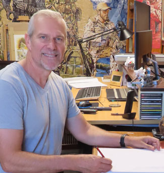 Artist Ian Coate The Christian Walk